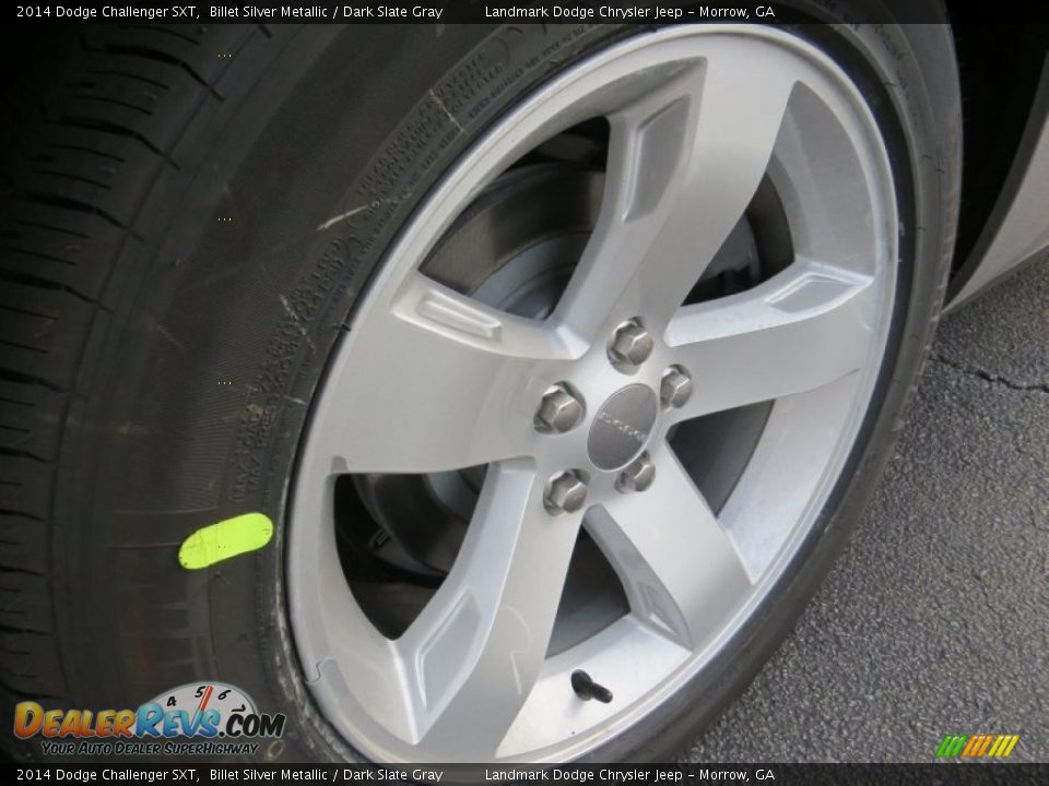 2014 Dodge Challenger SXT Billet Silver Metallic / Dark Slate Gray Photo #5