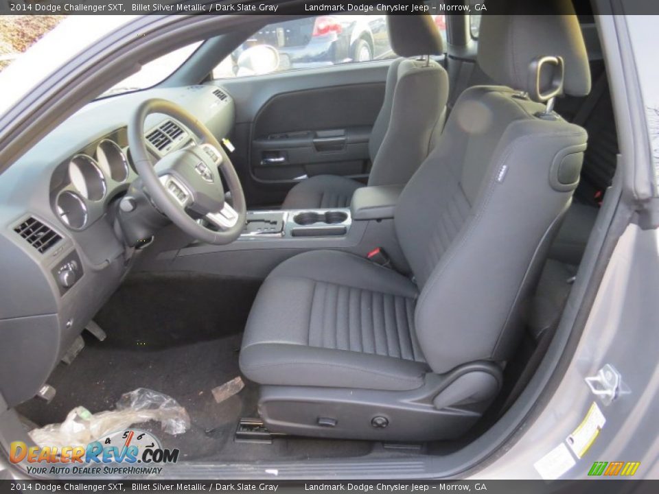 2014 Dodge Challenger SXT Billet Silver Metallic / Dark Slate Gray Photo #6