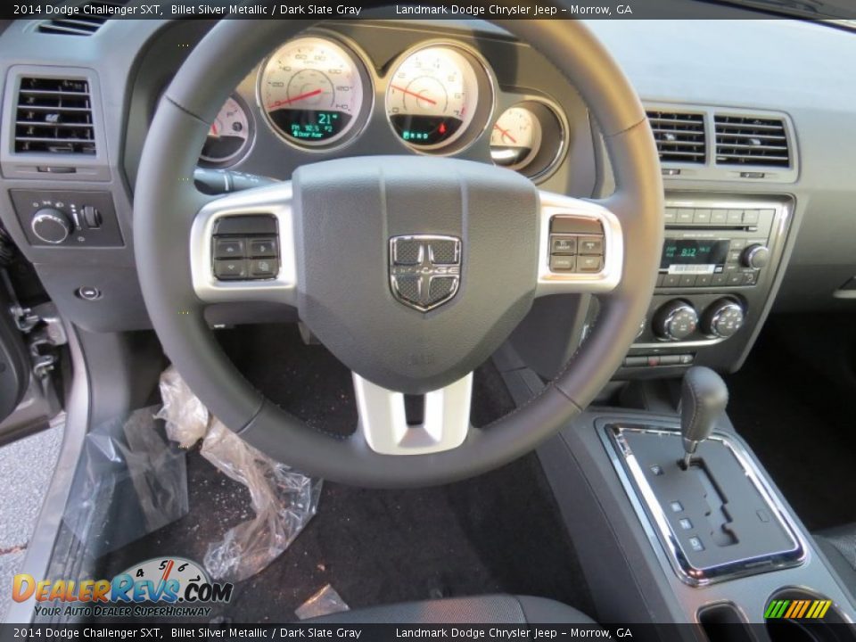 2014 Dodge Challenger SXT Billet Silver Metallic / Dark Slate Gray Photo #7