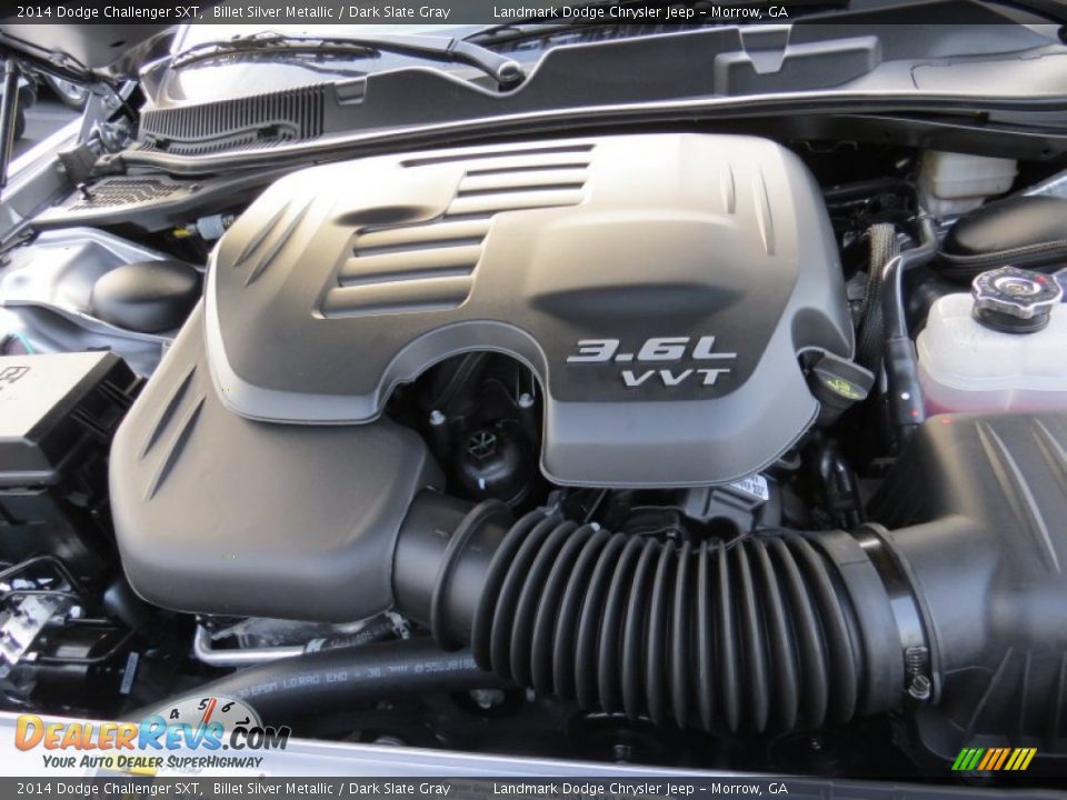 2014 Dodge Challenger SXT Billet Silver Metallic / Dark Slate Gray Photo #9