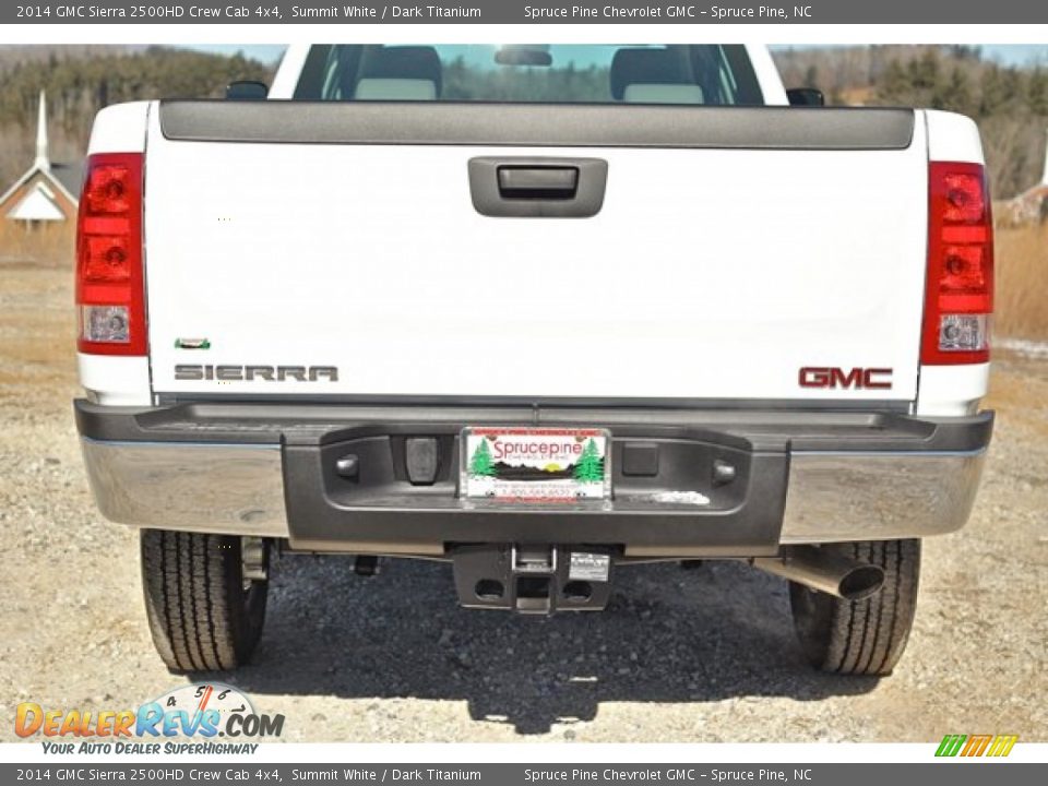 2014 GMC Sierra 2500HD Crew Cab 4x4 Summit White / Dark Titanium Photo #5