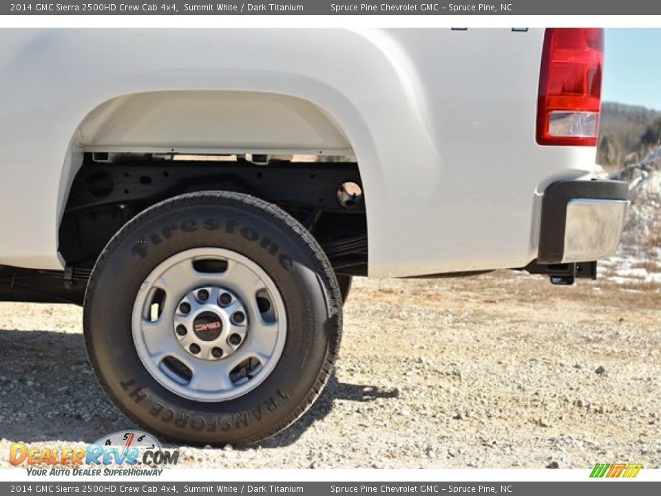2014 GMC Sierra 2500HD Crew Cab 4x4 Summit White / Dark Titanium Photo #7