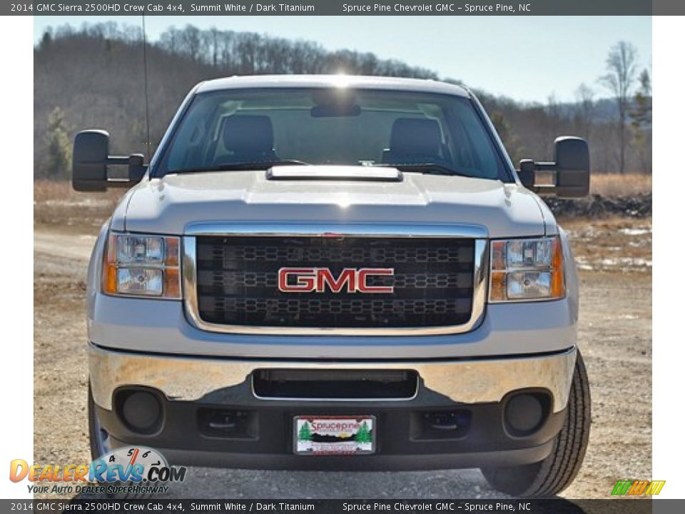2014 GMC Sierra 2500HD Crew Cab 4x4 Summit White / Dark Titanium Photo #11