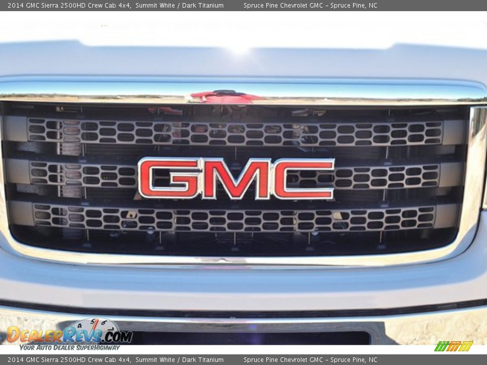 2014 GMC Sierra 2500HD Crew Cab 4x4 Summit White / Dark Titanium Photo #12