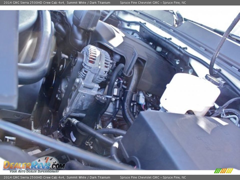 2014 GMC Sierra 2500HD Crew Cab 4x4 Summit White / Dark Titanium Photo #14
