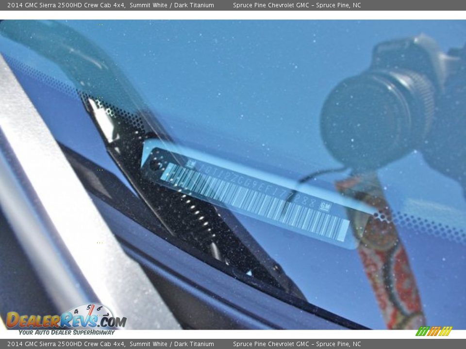 2014 GMC Sierra 2500HD Crew Cab 4x4 Summit White / Dark Titanium Photo #15