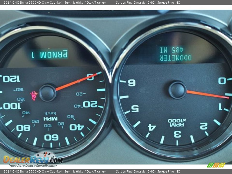 2014 GMC Sierra 2500HD Crew Cab 4x4 Summit White / Dark Titanium Photo #16