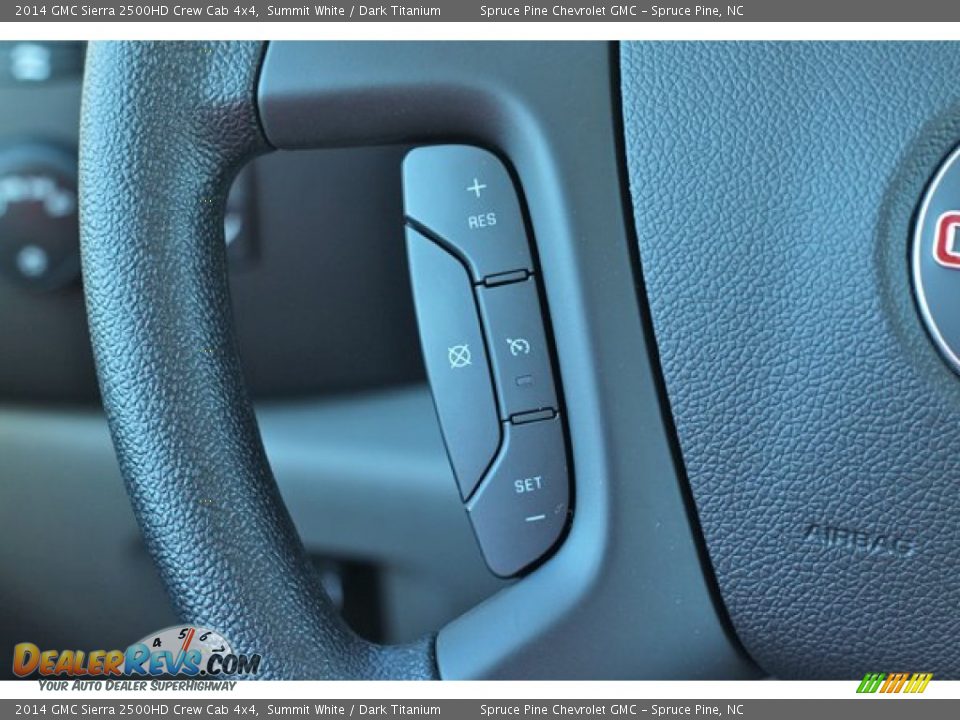 2014 GMC Sierra 2500HD Crew Cab 4x4 Summit White / Dark Titanium Photo #17