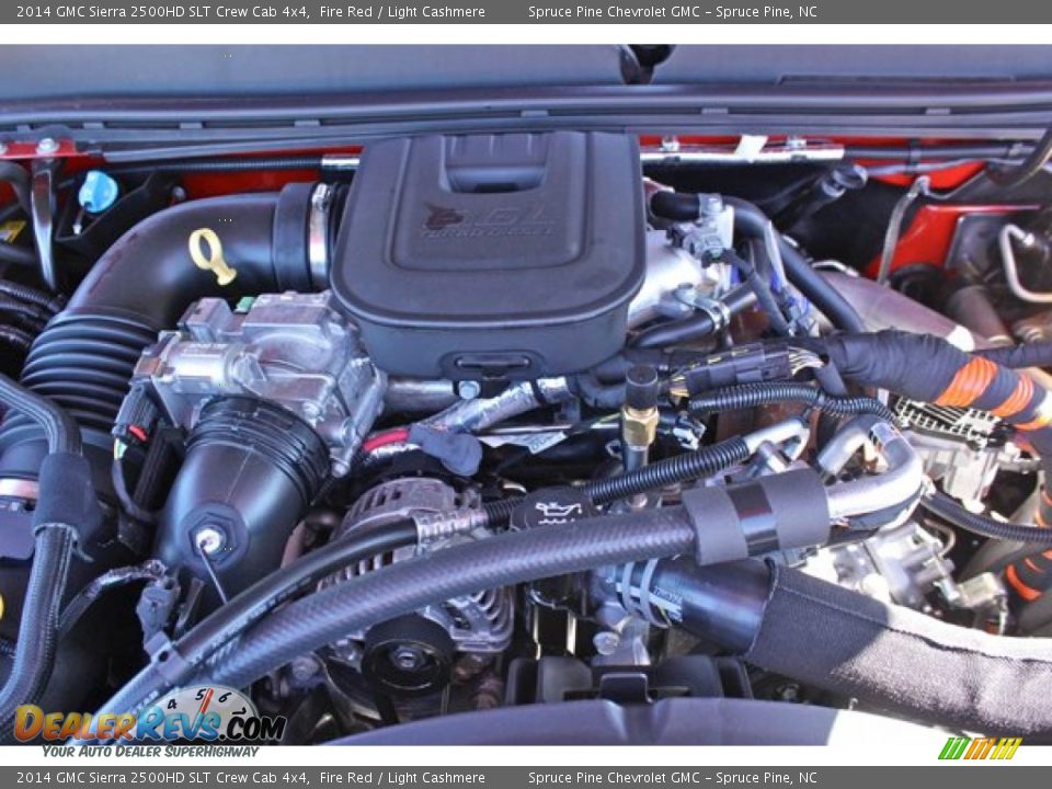 2014 GMC Sierra 2500HD SLT Crew Cab 4x4 6.6 Liter B20 OHV 32-Valve VVT DuraMax Turbo-Diesel V8 Engine Photo #13