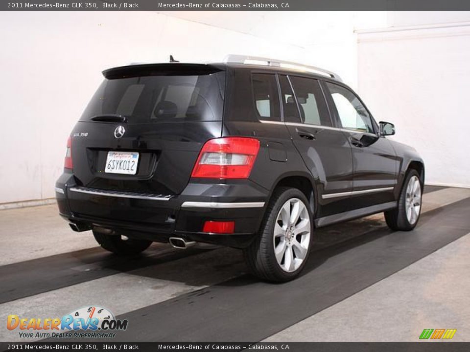 2011 Mercedes-Benz GLK 350 Black / Black Photo #2