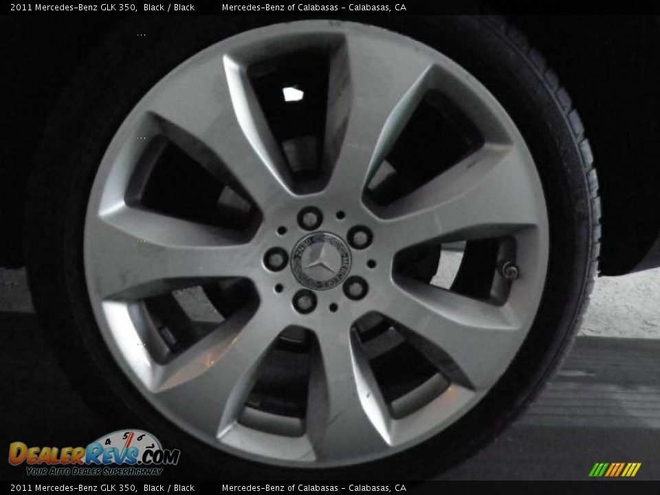 2011 Mercedes-Benz GLK 350 Black / Black Photo #3