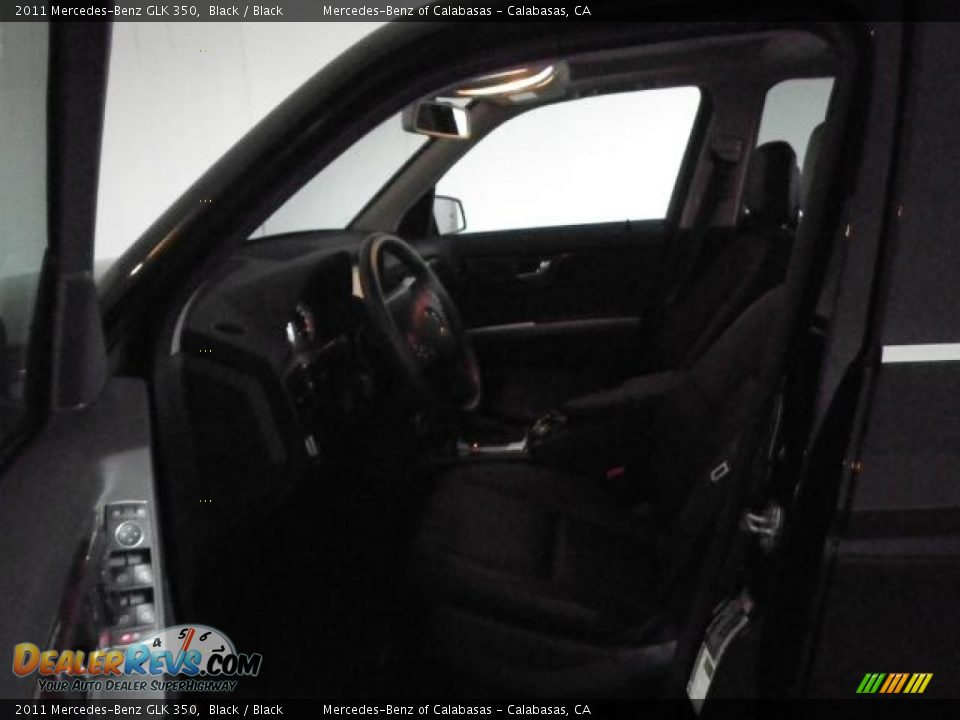 2011 Mercedes-Benz GLK 350 Black / Black Photo #4