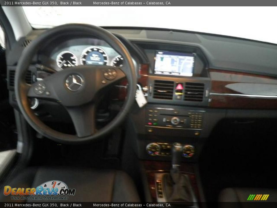 2011 Mercedes-Benz GLK 350 Black / Black Photo #5