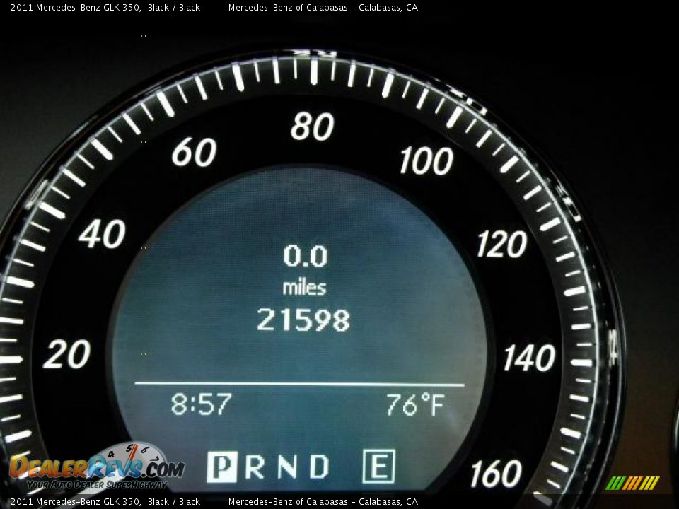 2011 Mercedes-Benz GLK 350 Black / Black Photo #6