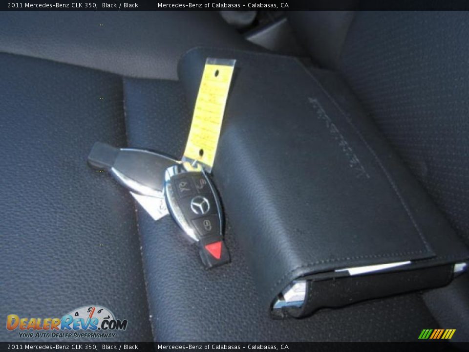 2011 Mercedes-Benz GLK 350 Black / Black Photo #9