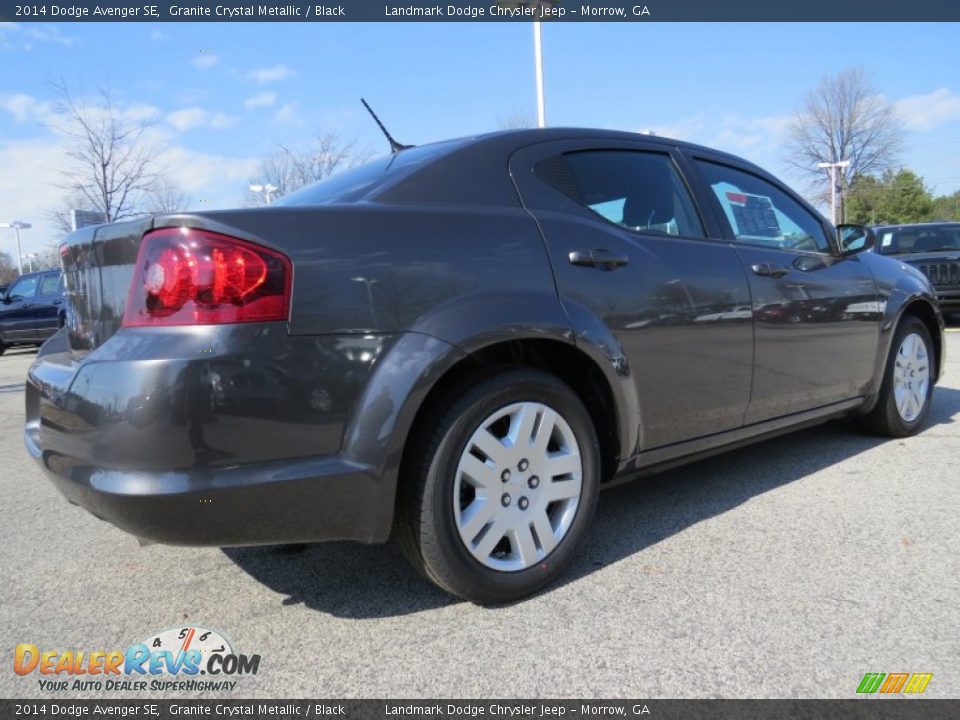 2014 Dodge Avenger SE Granite Crystal Metallic / Black Photo #3