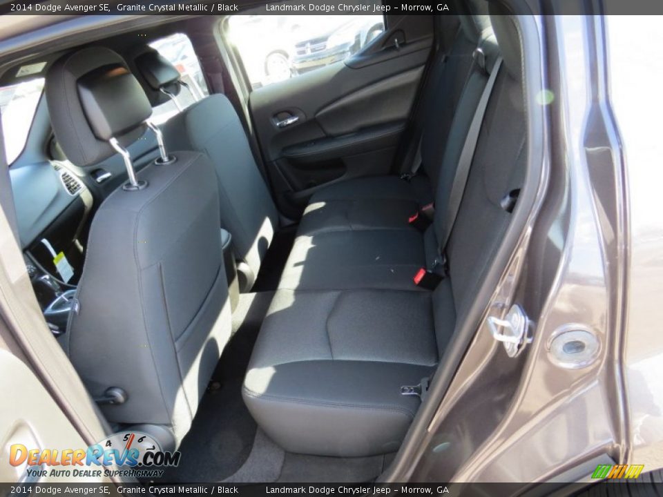 2014 Dodge Avenger SE Granite Crystal Metallic / Black Photo #8