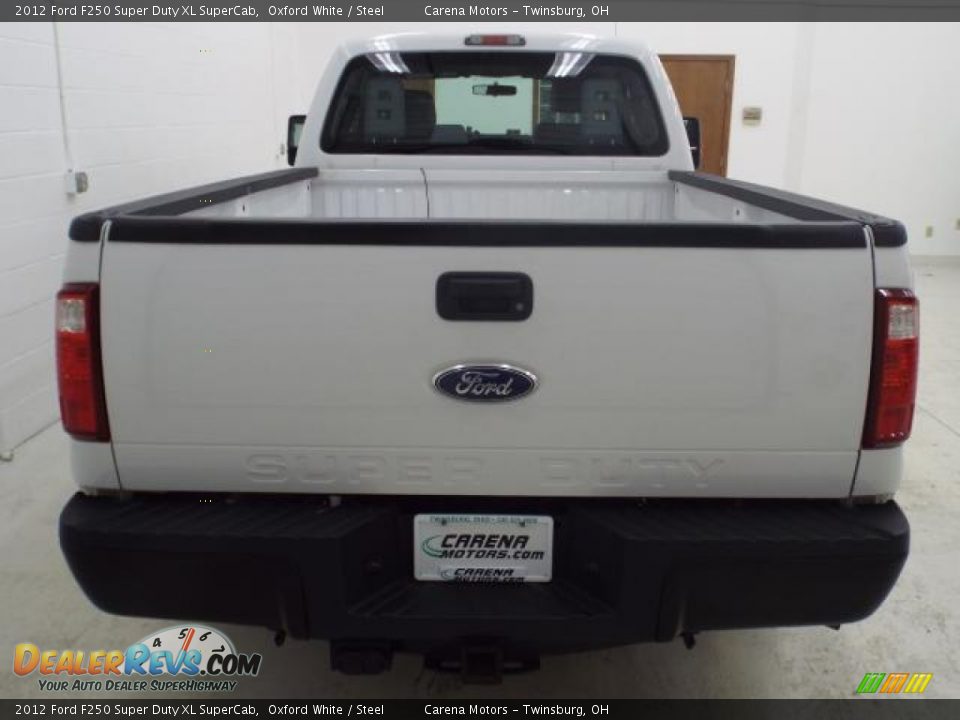 2012 Ford F250 Super Duty XL SuperCab Oxford White / Steel Photo #7