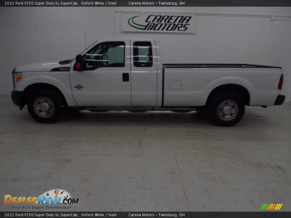 2012 Ford F250 Super Duty XL SuperCab Oxford White / Steel Photo #11
