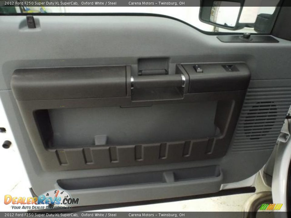 2012 Ford F250 Super Duty XL SuperCab Oxford White / Steel Photo #15