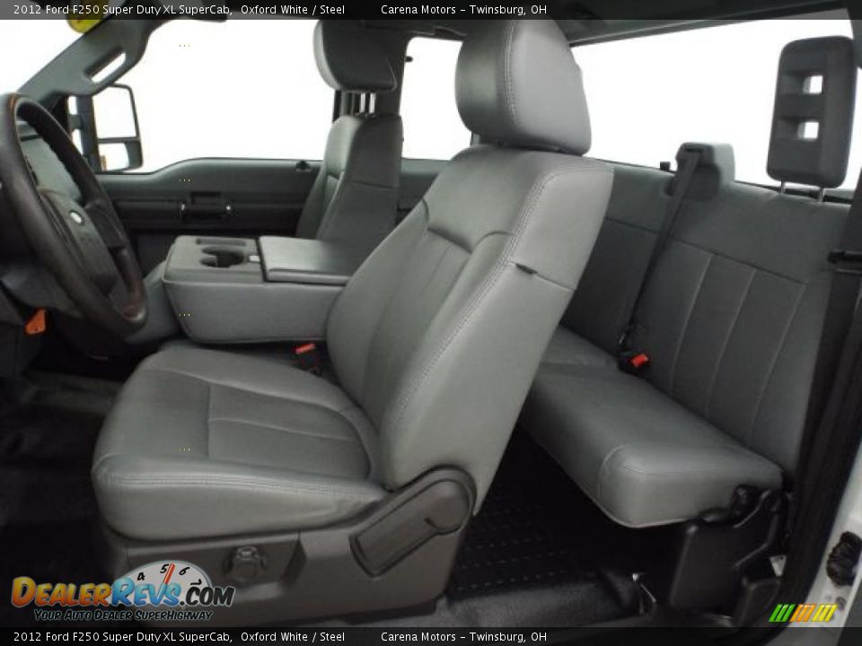 Steel Interior - 2012 Ford F250 Super Duty XL SuperCab Photo #19