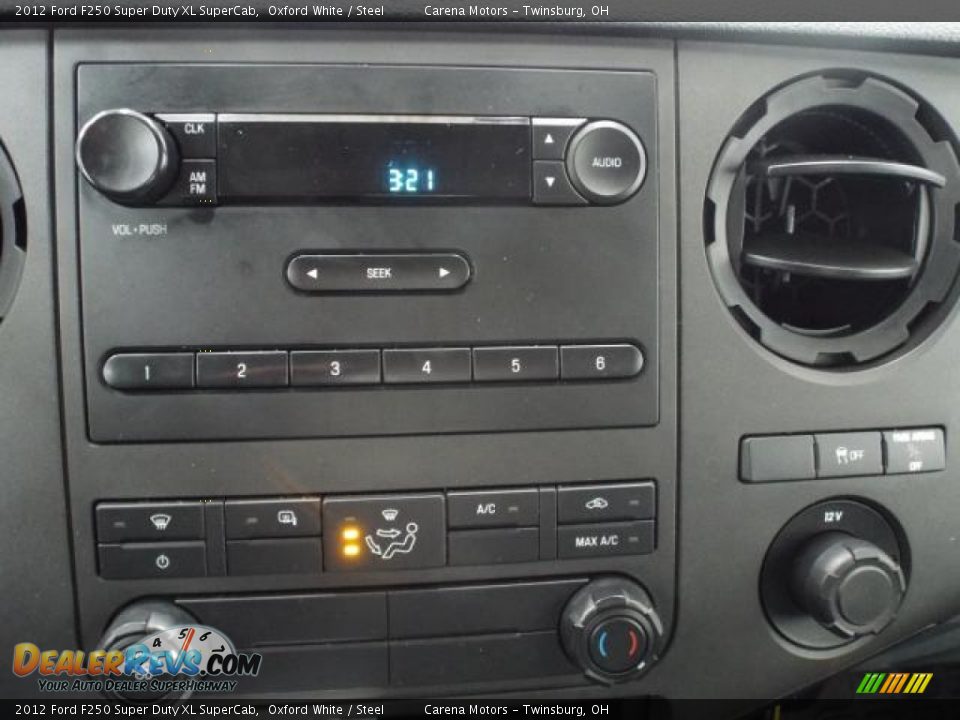 Controls of 2012 Ford F250 Super Duty XL SuperCab Photo #22