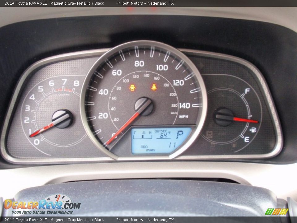 2014 Toyota RAV4 XLE Gauges Photo #34