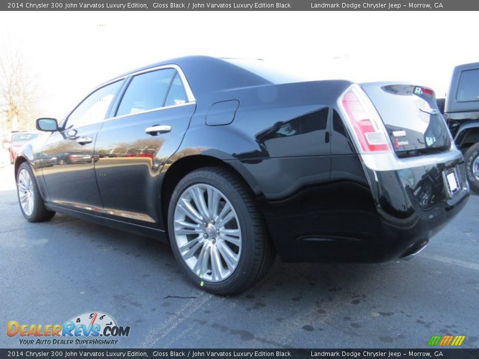 2014 Chrysler 300 John Varvatos Luxury Edition Gloss Black / John Varvatos Luxury Edition Black Photo #2