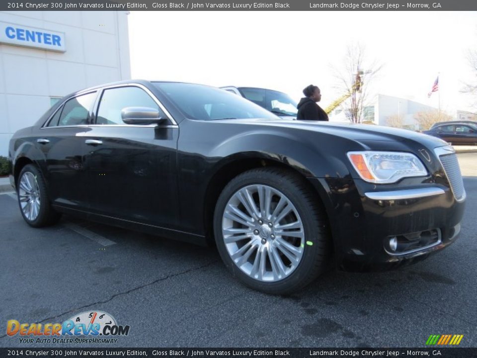 2014 Chrysler 300 John Varvatos Luxury Edition Gloss Black / John Varvatos Luxury Edition Black Photo #4