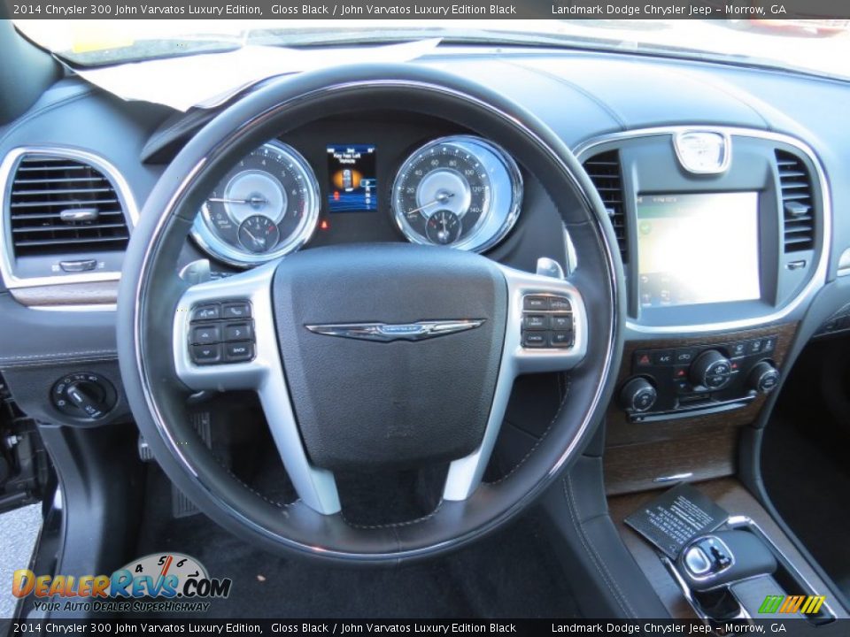 2014 Chrysler 300 John Varvatos Luxury Edition Steering Wheel Photo #7