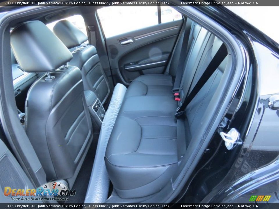 Rear Seat of 2014 Chrysler 300 John Varvatos Luxury Edition Photo #9