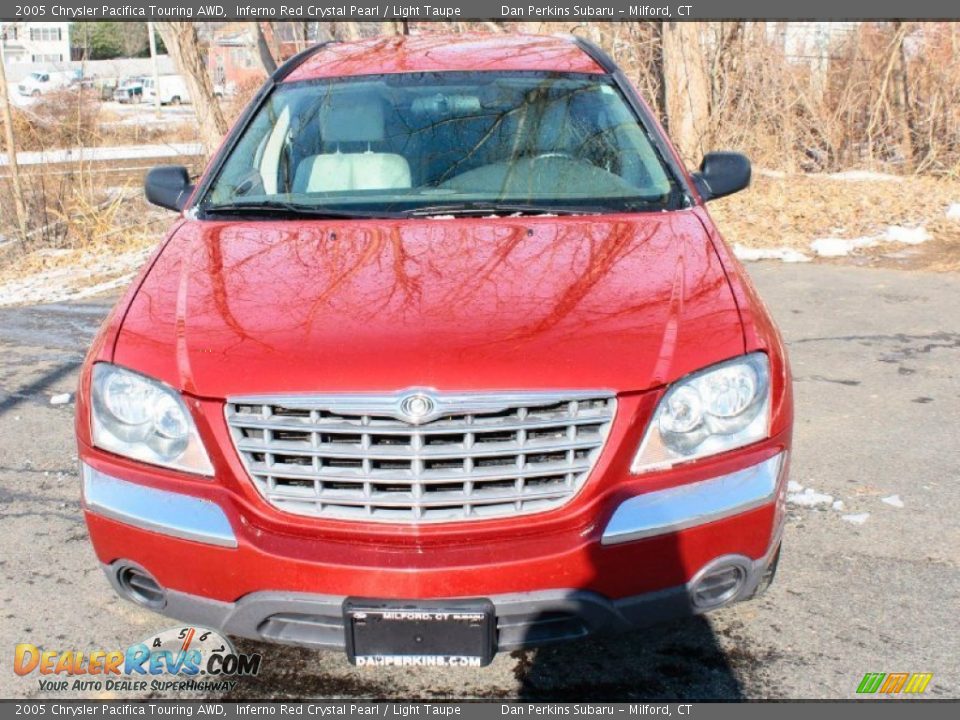 2005 Chrysler Pacifica Touring AWD Inferno Red Crystal Pearl / Light Taupe Photo #2