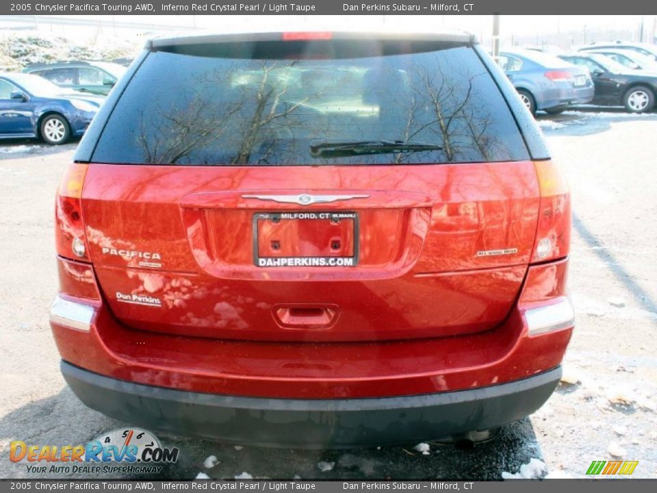 2005 Chrysler Pacifica Touring AWD Inferno Red Crystal Pearl / Light Taupe Photo #5