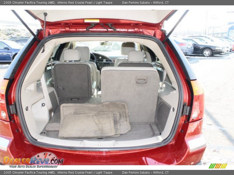 2005 Chrysler Pacifica Touring AWD Inferno Red Crystal Pearl / Light Taupe Photo #6