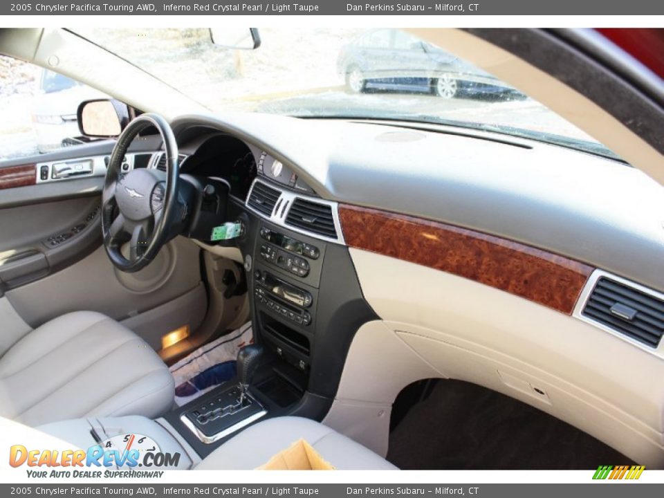 2005 Chrysler Pacifica Touring AWD Inferno Red Crystal Pearl / Light Taupe Photo #7