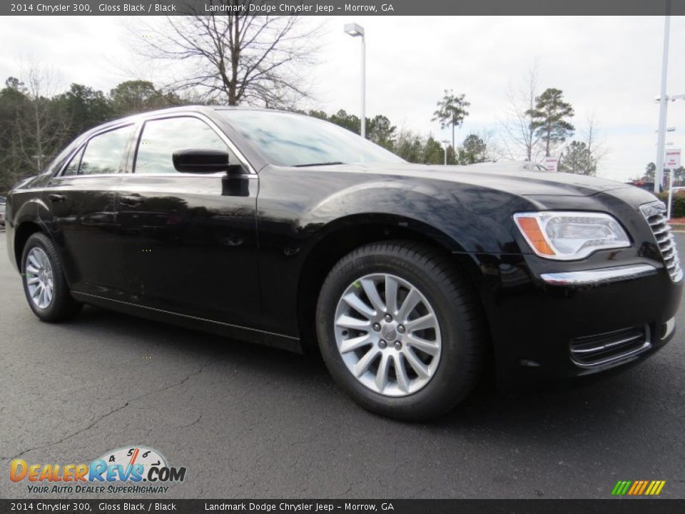 2014 Chrysler 300 Gloss Black / Black Photo #4