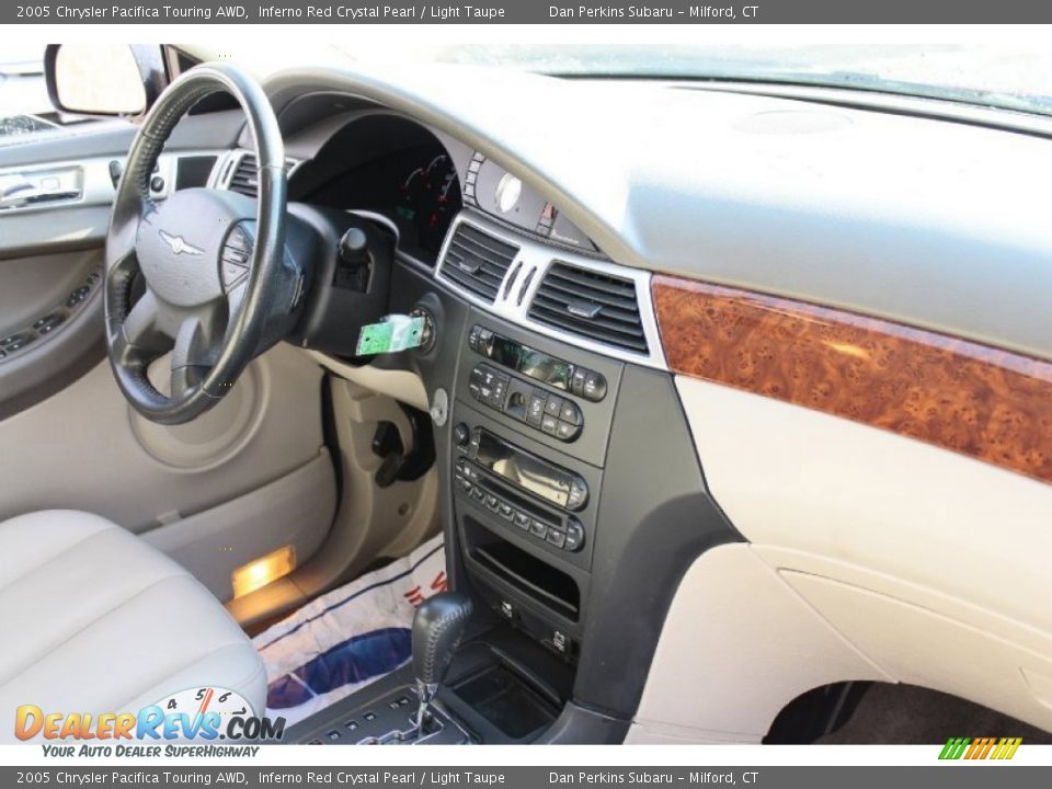 2005 Chrysler Pacifica Touring AWD Inferno Red Crystal Pearl / Light Taupe Photo #13
