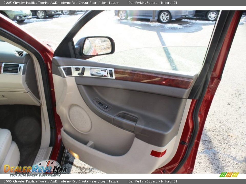 2005 Chrysler Pacifica Touring AWD Inferno Red Crystal Pearl / Light Taupe Photo #14