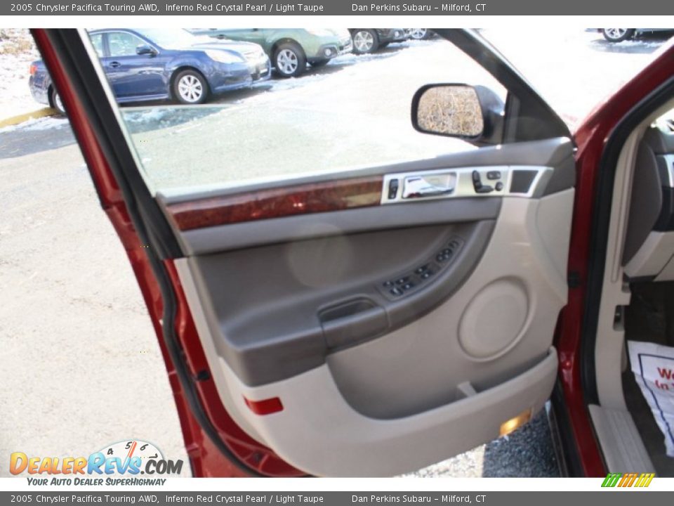 2005 Chrysler Pacifica Touring AWD Inferno Red Crystal Pearl / Light Taupe Photo #15