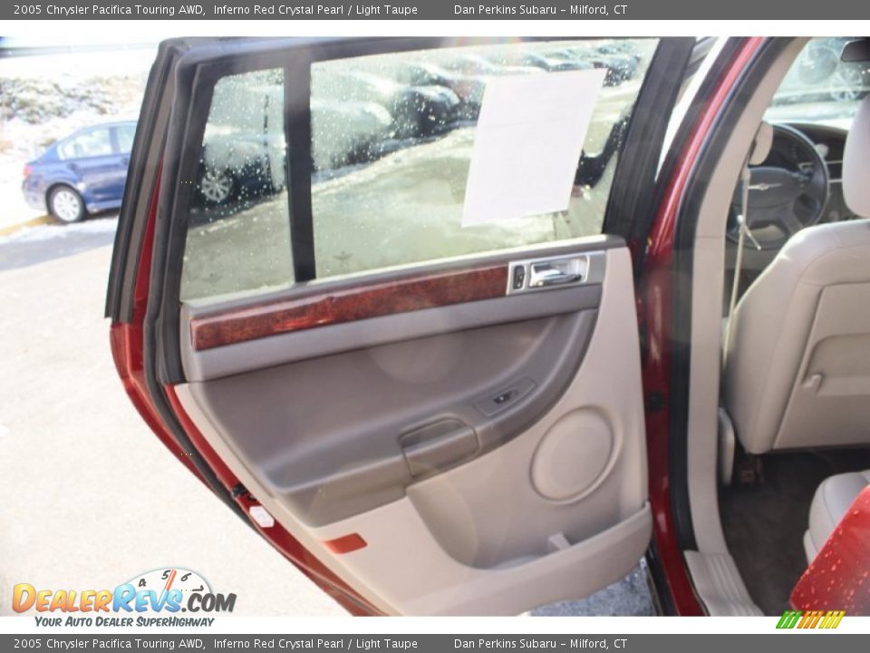 2005 Chrysler Pacifica Touring AWD Inferno Red Crystal Pearl / Light Taupe Photo #16