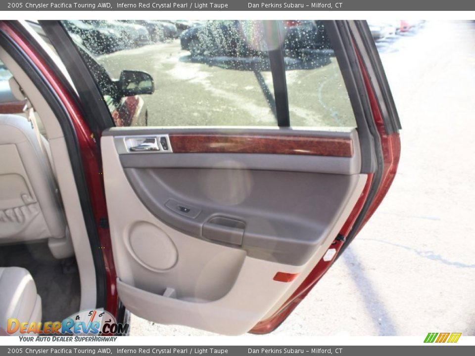 2005 Chrysler Pacifica Touring AWD Inferno Red Crystal Pearl / Light Taupe Photo #17