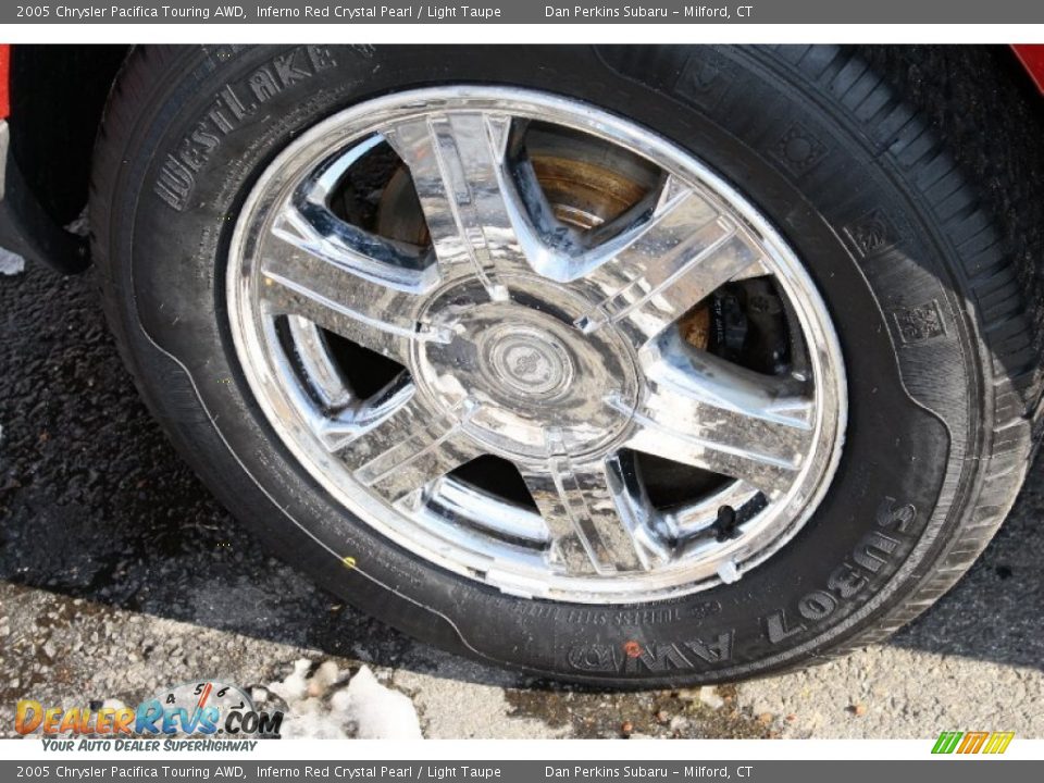 2005 Chrysler Pacifica Touring AWD Inferno Red Crystal Pearl / Light Taupe Photo #20