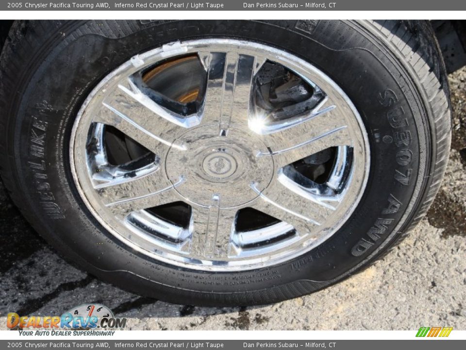 2005 Chrysler Pacifica Touring AWD Inferno Red Crystal Pearl / Light Taupe Photo #21