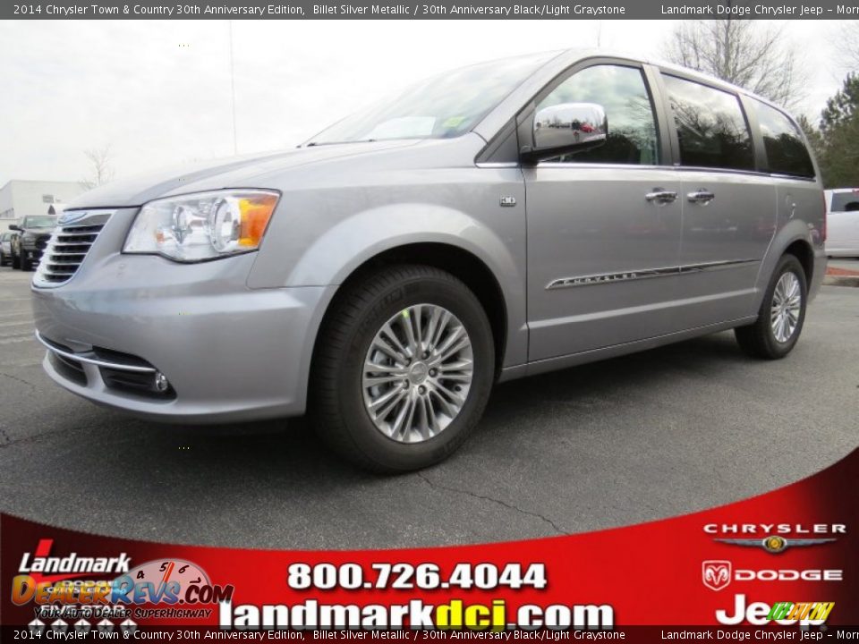 2014 Chrysler Town & Country 30th Anniversary Edition Billet Silver Metallic / 30th Anniversary Black/Light Graystone Photo #1