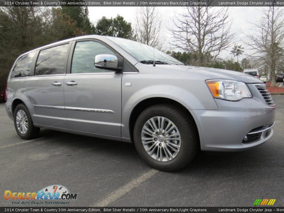 2014 Chrysler Town & Country 30th Anniversary Edition Billet Silver Metallic / 30th Anniversary Black/Light Graystone Photo #4