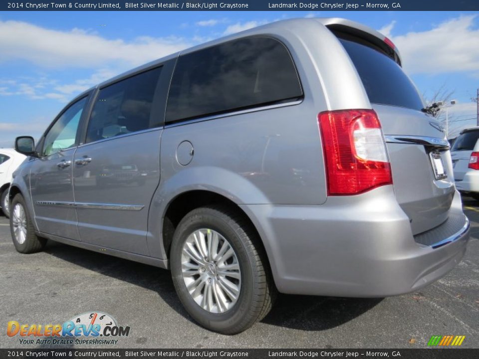 2014 Chrysler Town & Country Limited Billet Silver Metallic / Black/Light Graystone Photo #2