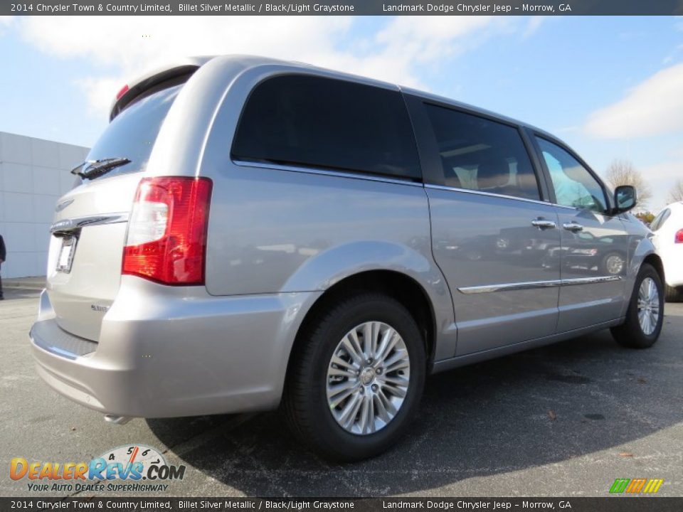 2014 Chrysler Town & Country Limited Billet Silver Metallic / Black/Light Graystone Photo #3