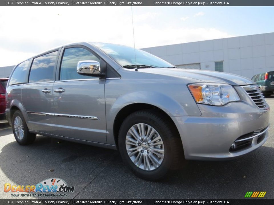 2014 Chrysler Town & Country Limited Billet Silver Metallic / Black/Light Graystone Photo #4