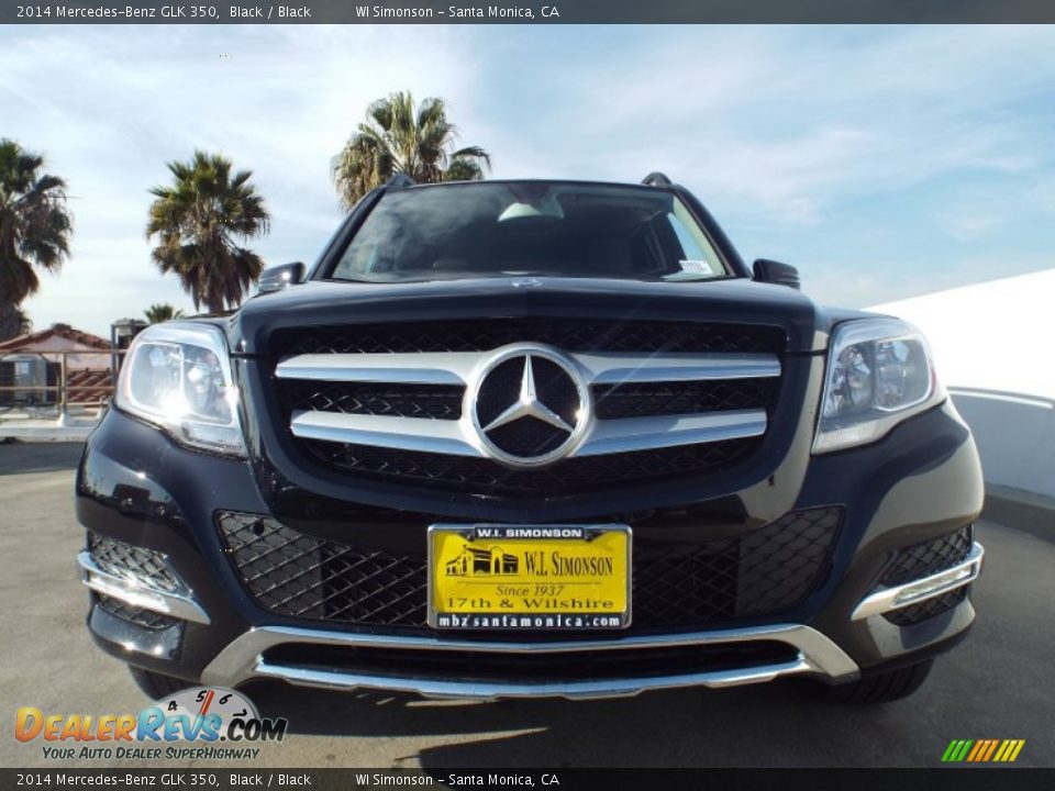 2014 Mercedes-Benz GLK 350 Black / Black Photo #2
