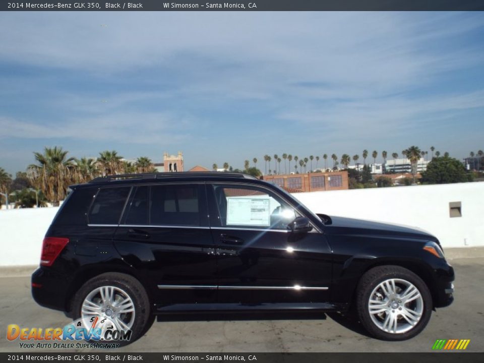 2014 Mercedes-Benz GLK 350 Black / Black Photo #3